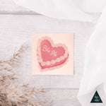 Bite Me Heart Cake Mini Print