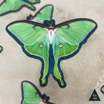 Luna Moth Ascends Sticker