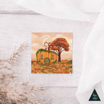 Pumpkin Cottage Mini Print