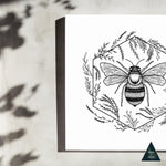 Botanical Bee Canvas Print