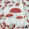 Red Mushroom Sticker