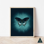 Butterfly Glow Art Print
