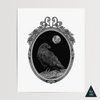 Raven in the Mirror Art Print
